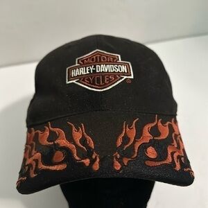Vintage Y2K 2006 Harley-Davidson Flames Hat fitted size large